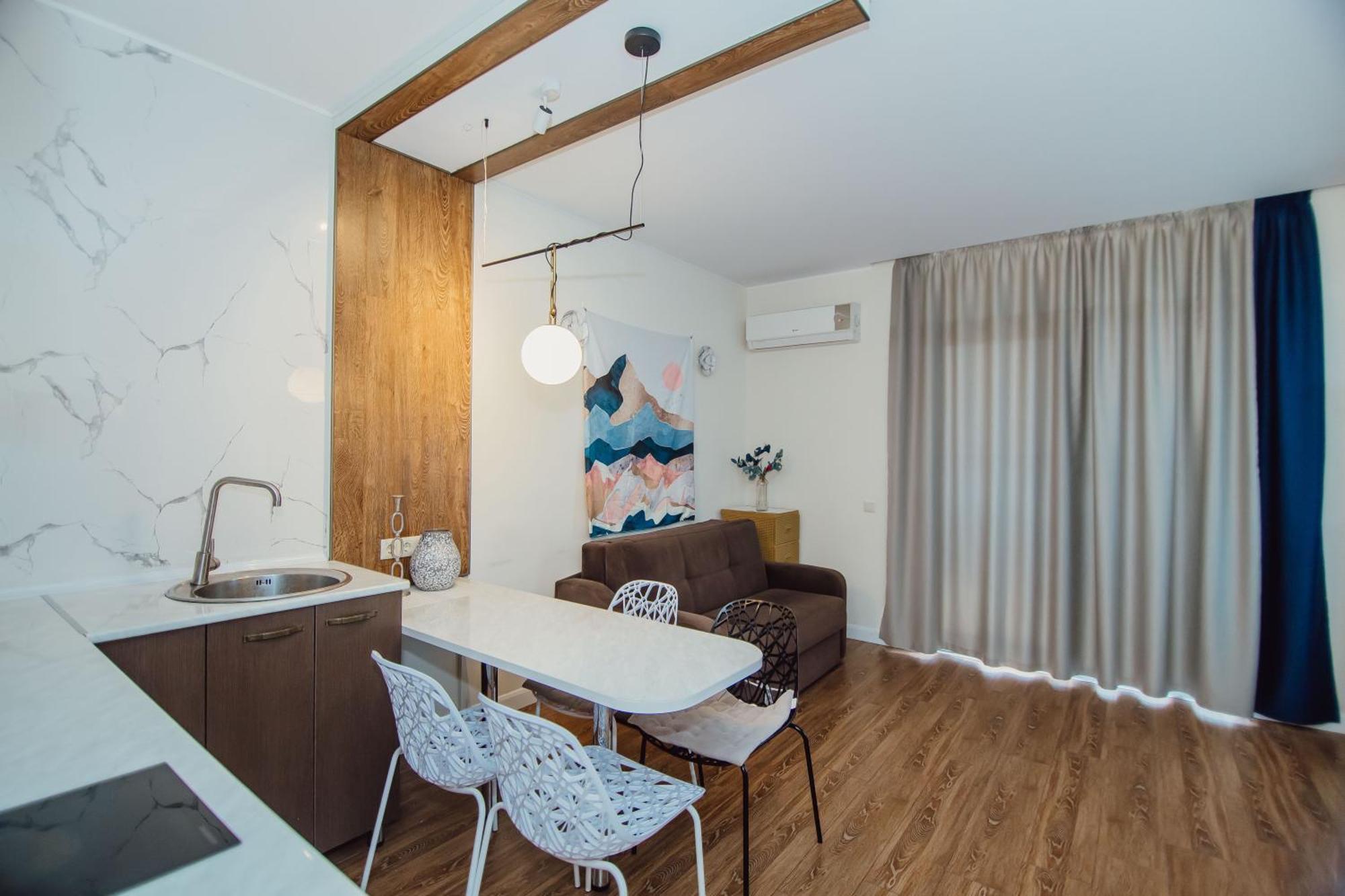 The Blue Perl 3 Apartment Batumi Bagian luar foto
